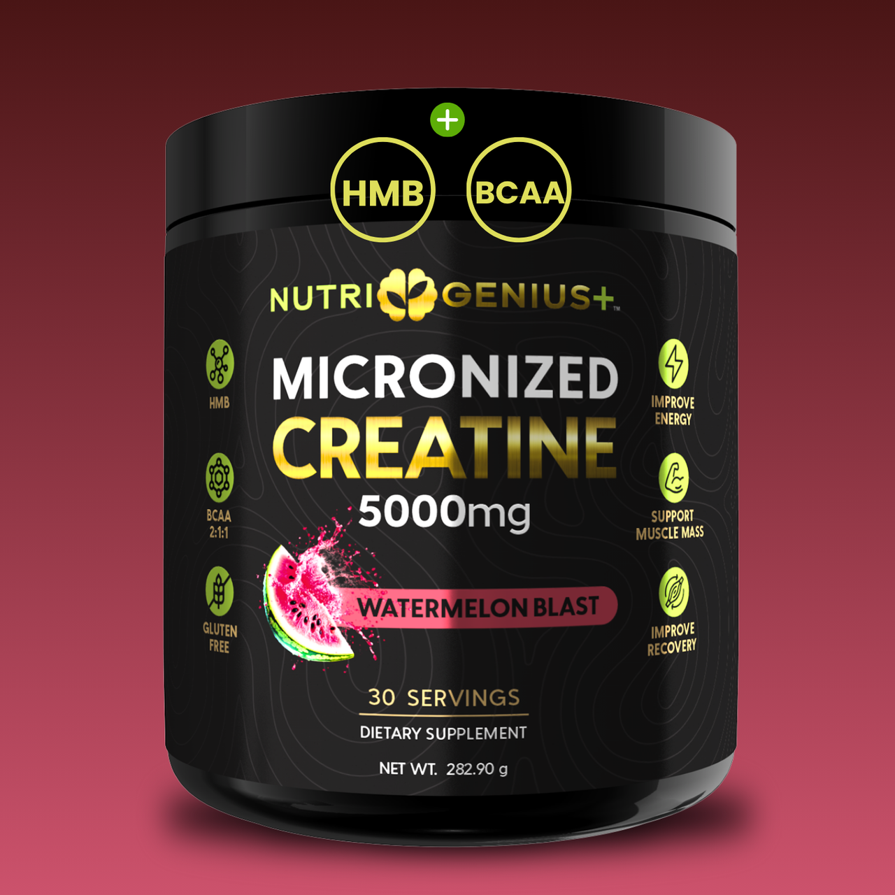 Creatine Monohydrate Micronized  Nutri Genius Plus