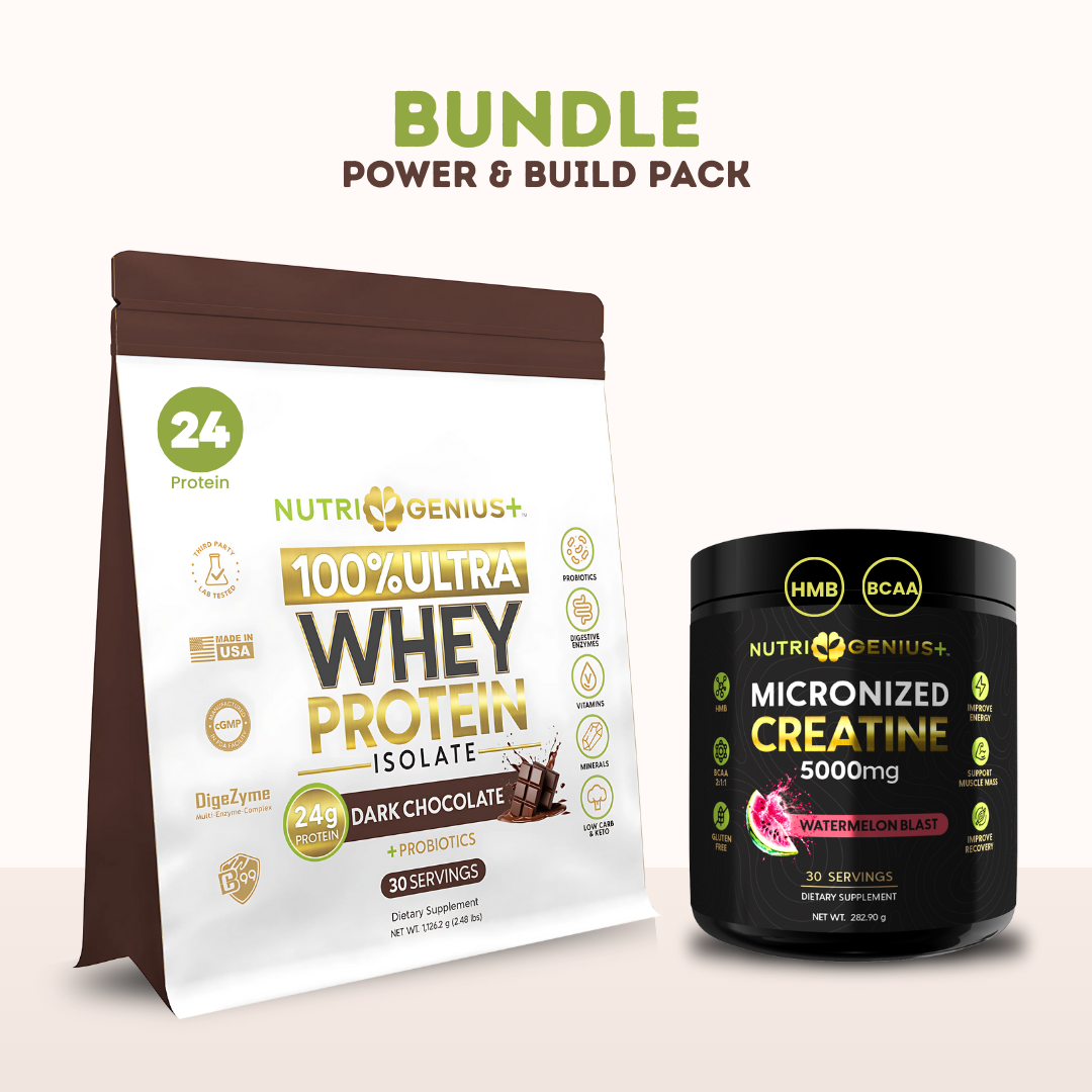 Bundle Protein + Creatine + Free 2 Travel Packs