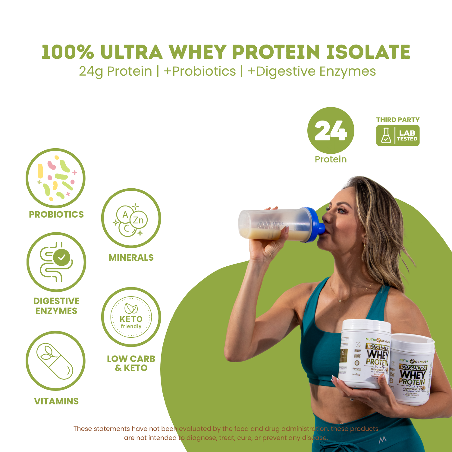 Whey Protein Isolate Nutri Genius Plus®  - 30 servings