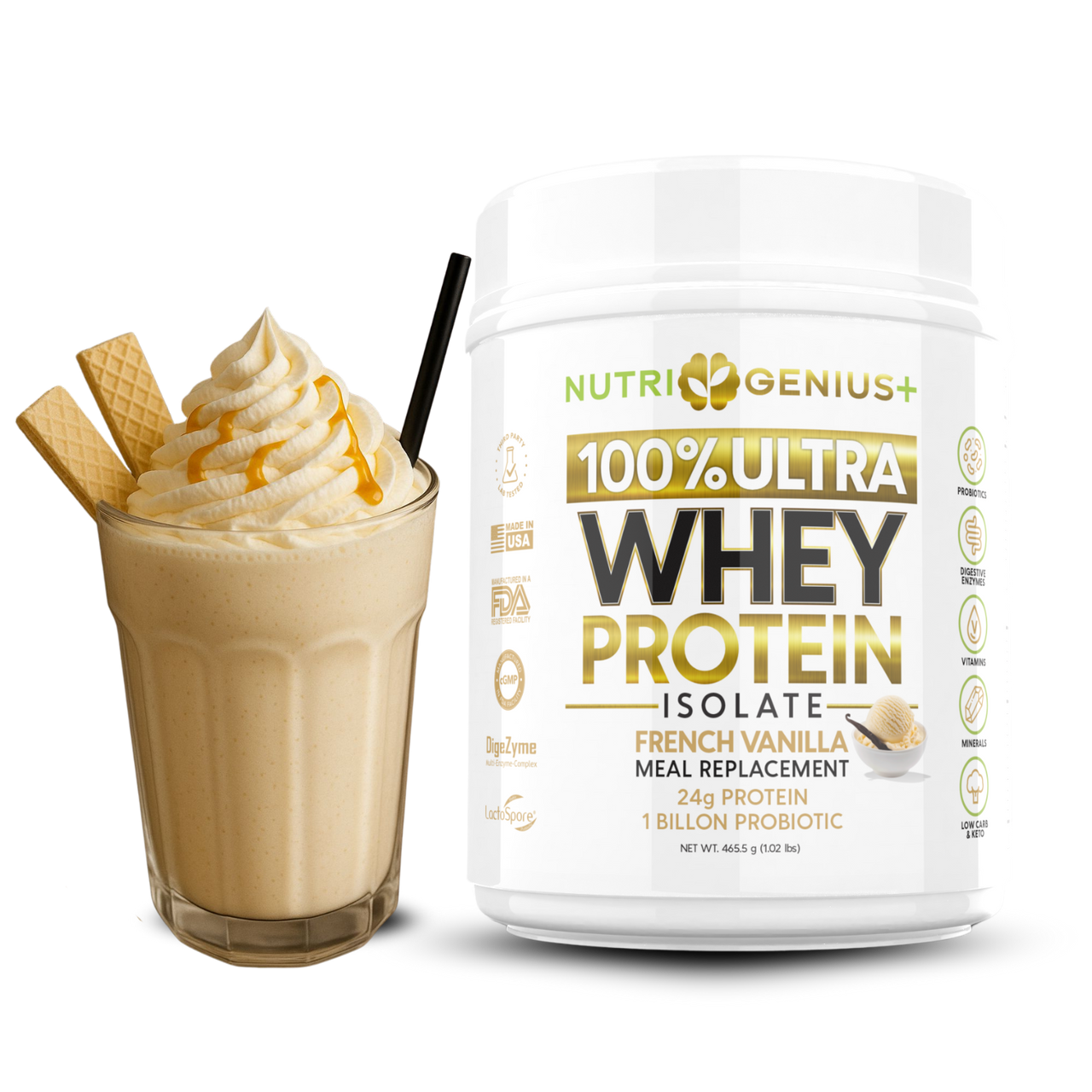 Whey Protein Isolate  -  Container 14 servings