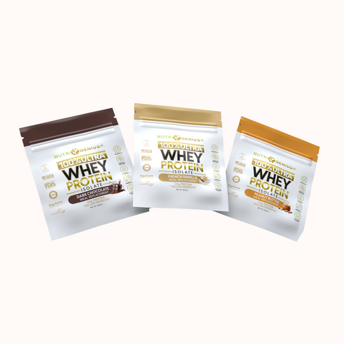 Whey Protein Isolate  (3 PACK)  1 serving