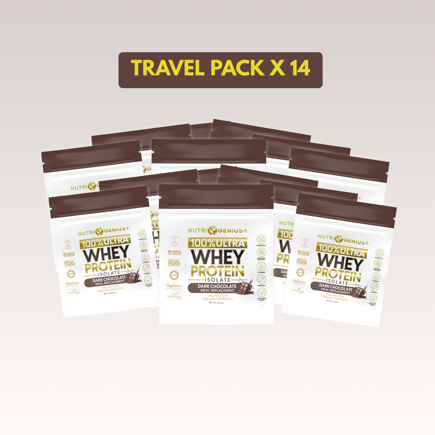 Whey Protein - Travel  Packs